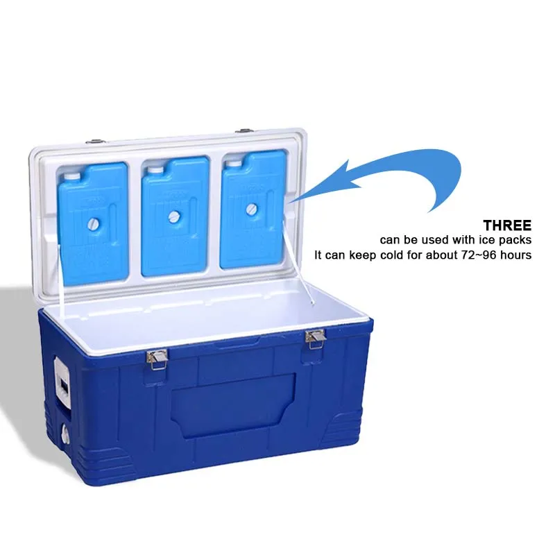 80L large PE material thermal insulation cooler box
