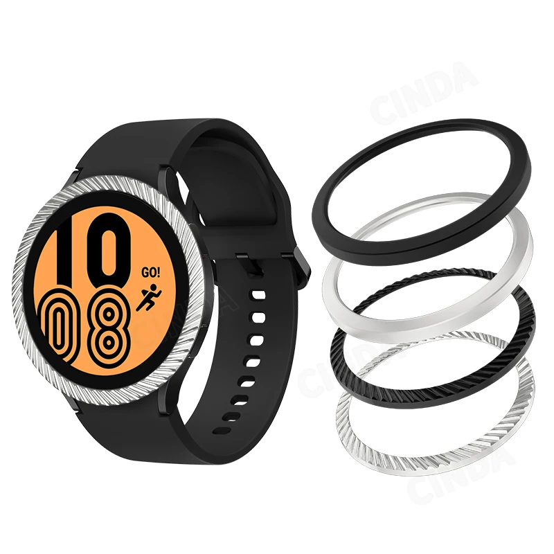 Watch Case Cover for Samsung  Galaxy Watch4 44mm 40mm Stainless Steel Metal Smartwatch Screen Protector Case Customize