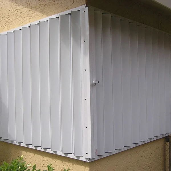 CE AS2047 TOMA Tropical Storm Windows Hurricane Protection Aluminium Heavy Duty Blind Accordion Shutter Folding Shutter For Home