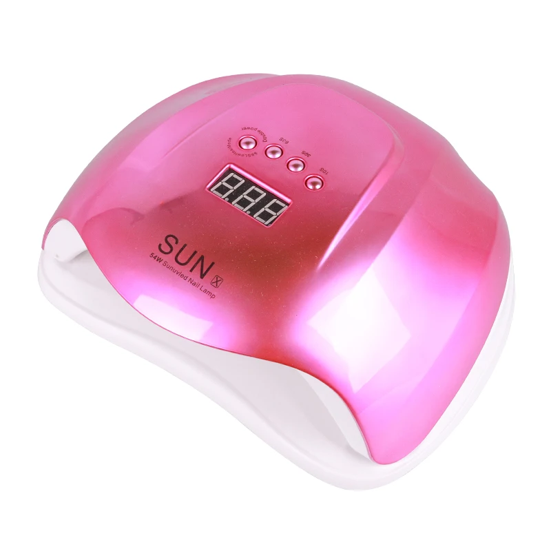 Nails Dryer 54 W SUN X Gel Polish Drying Lamp timing infrared sensor UV LED Nail Lamp
