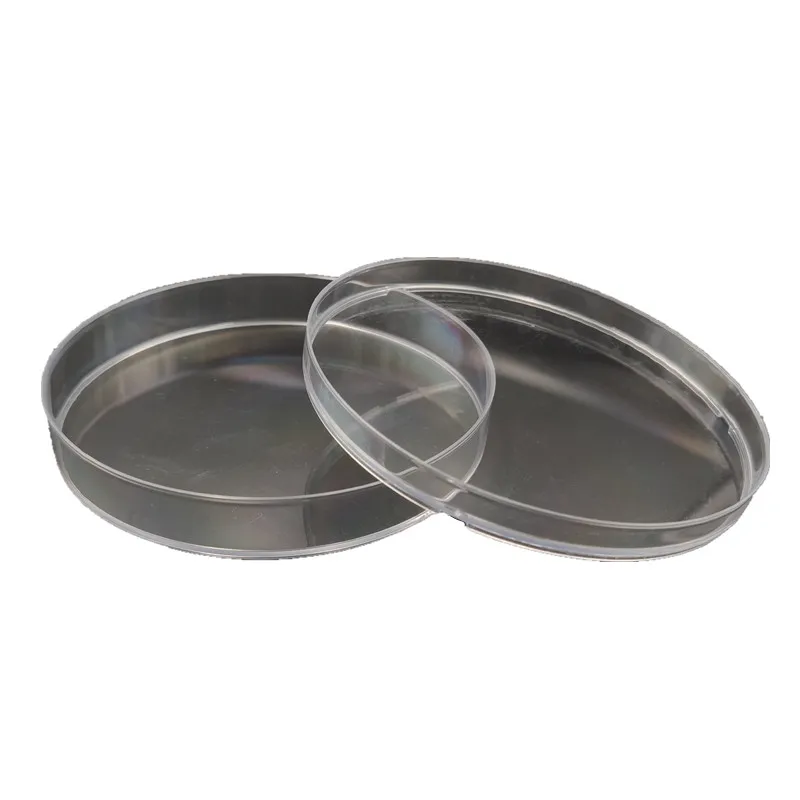 Laboratory Disposable Plastic 60mm Petri Dish Customize Sterilization For