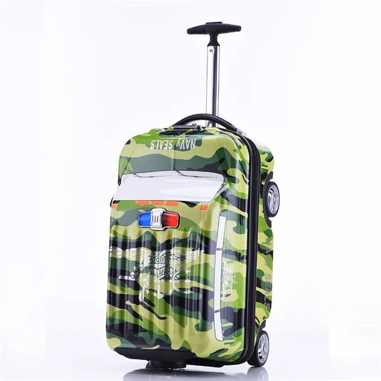 Portable Children Travel Suitcase Shape Trailers Kinds For Scooter Luggage Cart