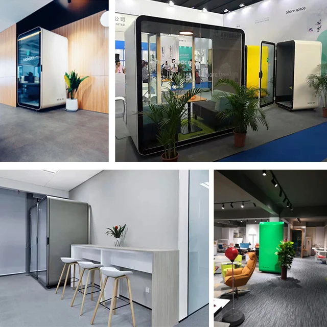 Домашний офис, телефонная будка, камера, видео-Конференц-зал, подвижная Звуконепроницаемая акустическая Личная рабочая станция