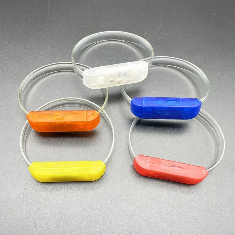 Sound Activated Flashing Concert LED Light Bracelet,TPU Led Light Up Bracelet,Led Wrist bands