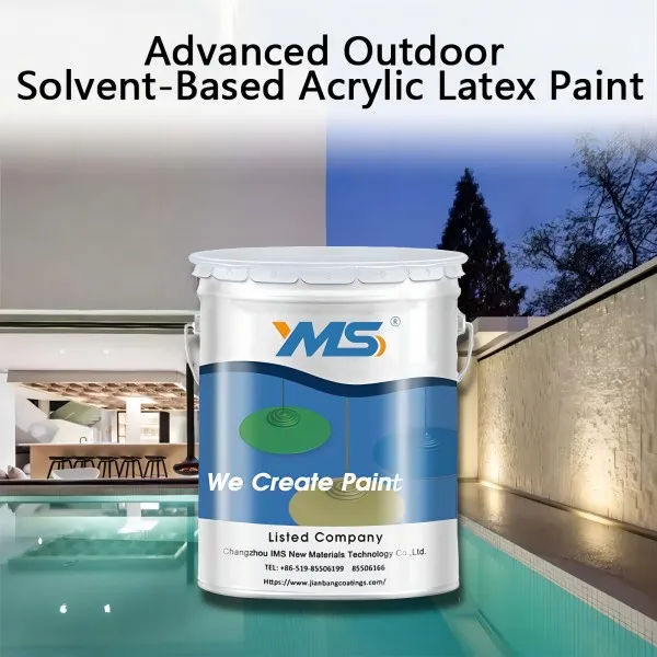 B12-25 Advanced Outdoor Pure Acrylic Latex Paint High adhesion Nontoxic & safe Fast-drying