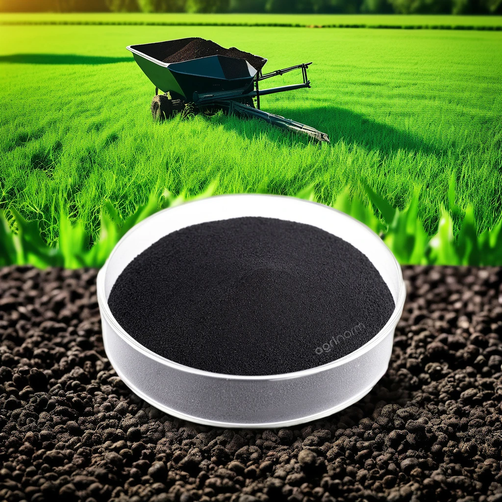 High Quality 45%-70% Potassium Humate Powdered Granular Humic Acid for Agriculture at Competitive Price