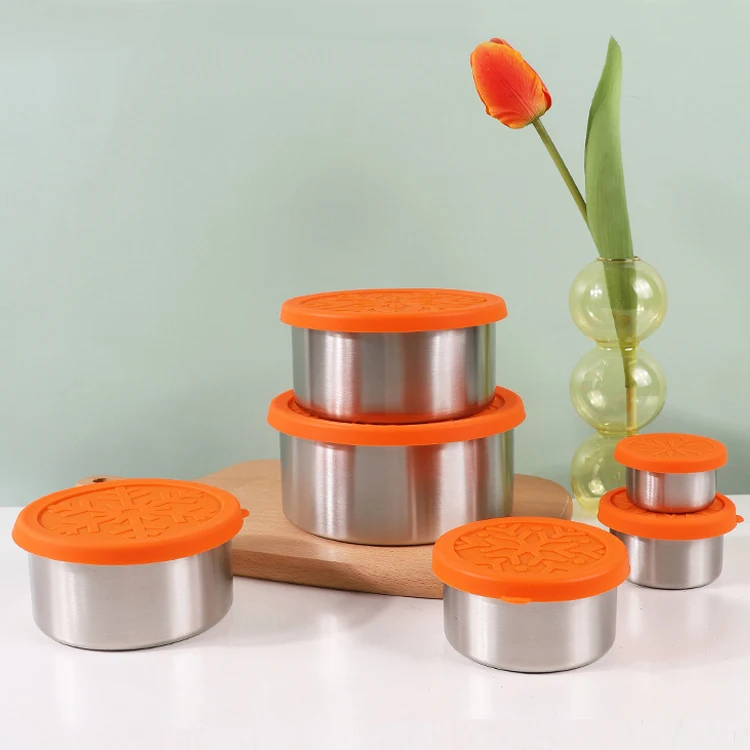 IKOO Экологически Чистая нержавеющая сталь и силиконовый Ланч-бокс