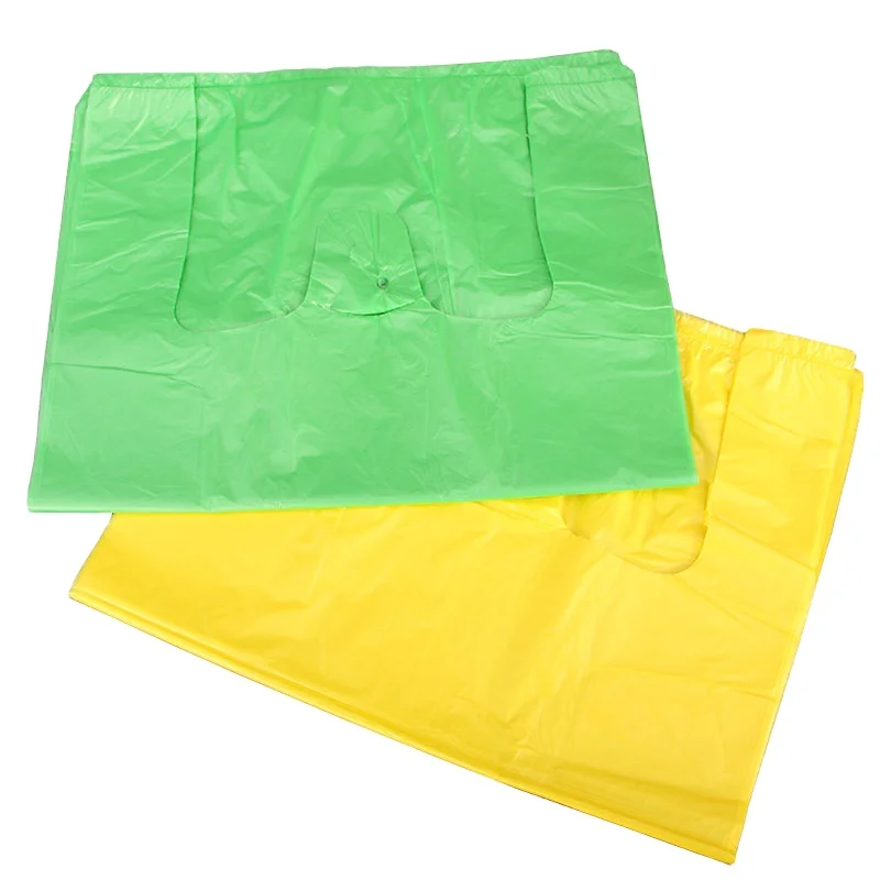 Factory Reusable HDPE T-Shirt Plastic Shopping Bags With Logos Food Flexible Packaging