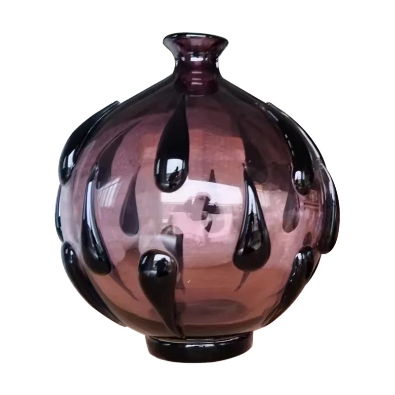 New dynamic creative glass home decoration flower vases living room tabletop luxury decorative objects