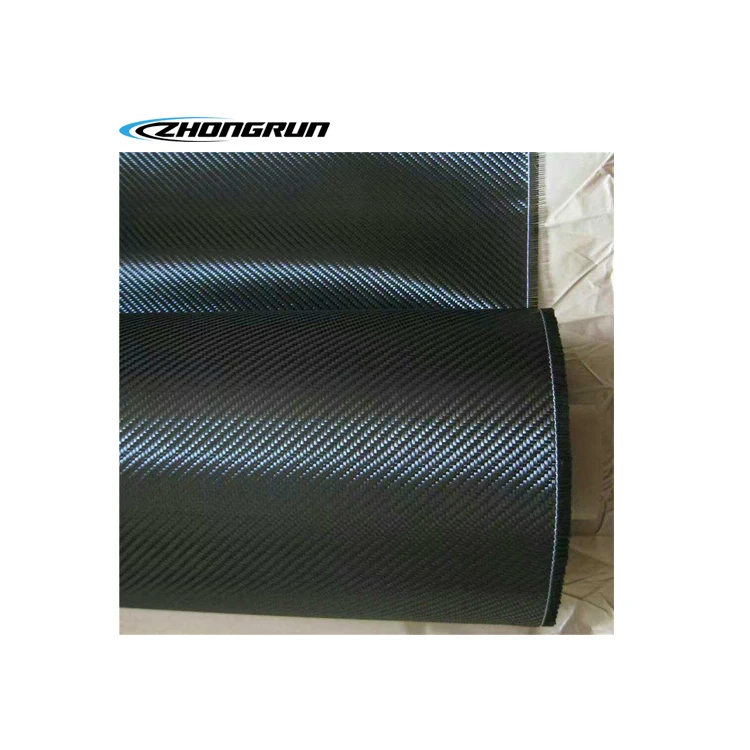 Factory price light weight elastane garment 3000d plain black para aramid fabric