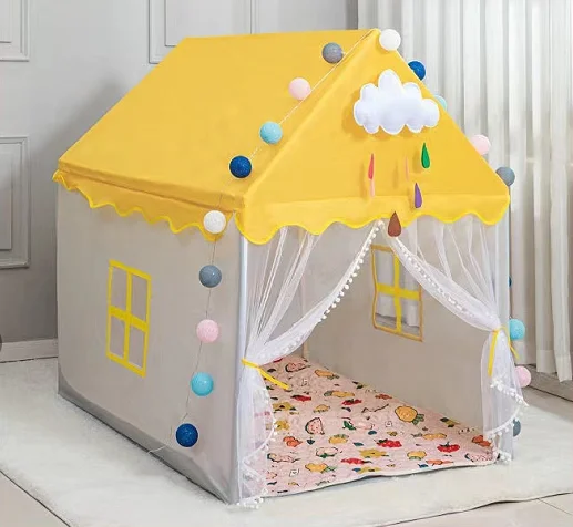 Newest design game room inside outside folding tent kids play toys house