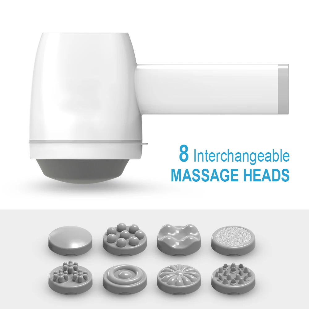 Ekang PL-668 New wireless USB type C Charging  9 in 1 Smart  masseur anti-cellulite relax spin tone body Massager