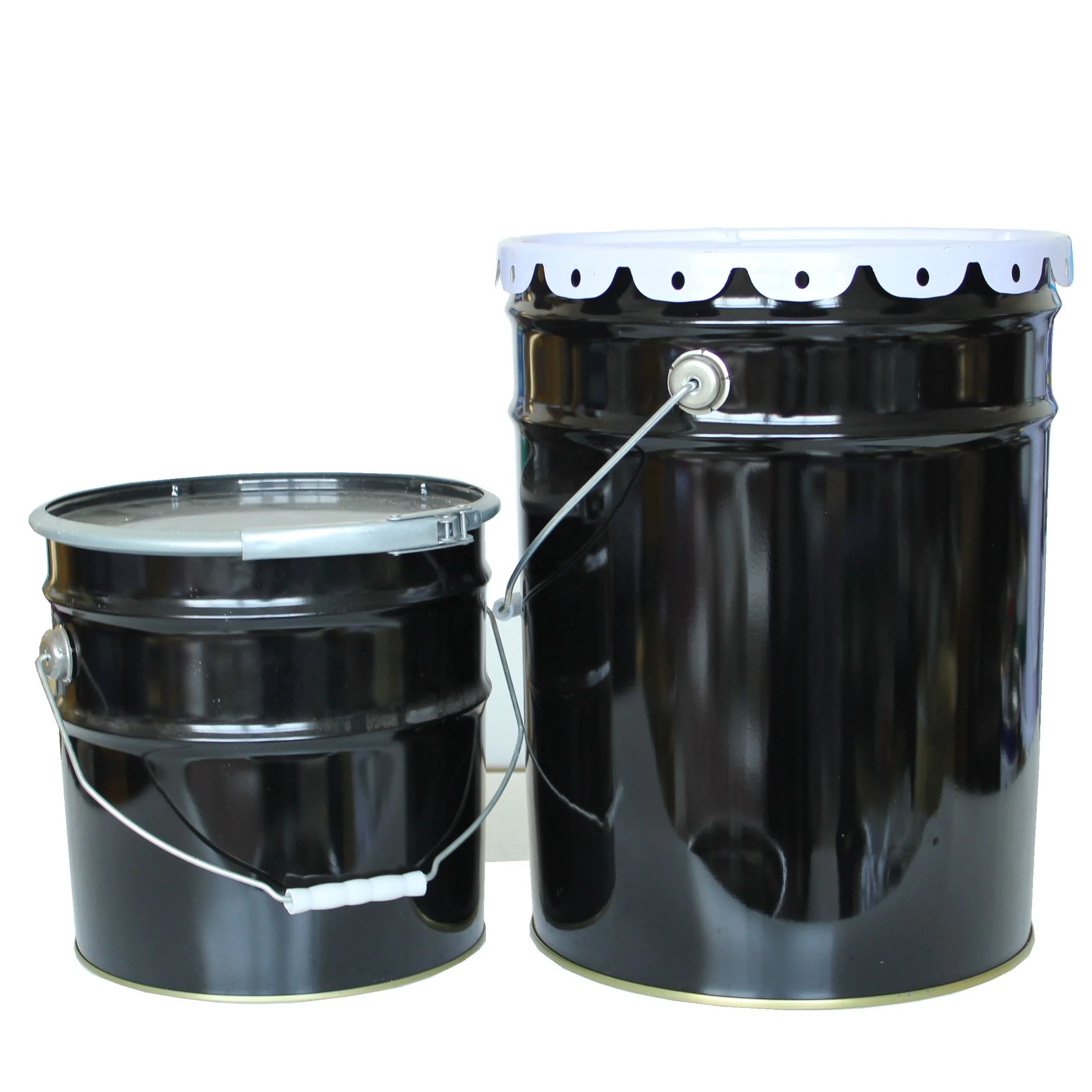 10 liter 5 gallon 18 litre  resin metal oval oil paint bucket for wholesale