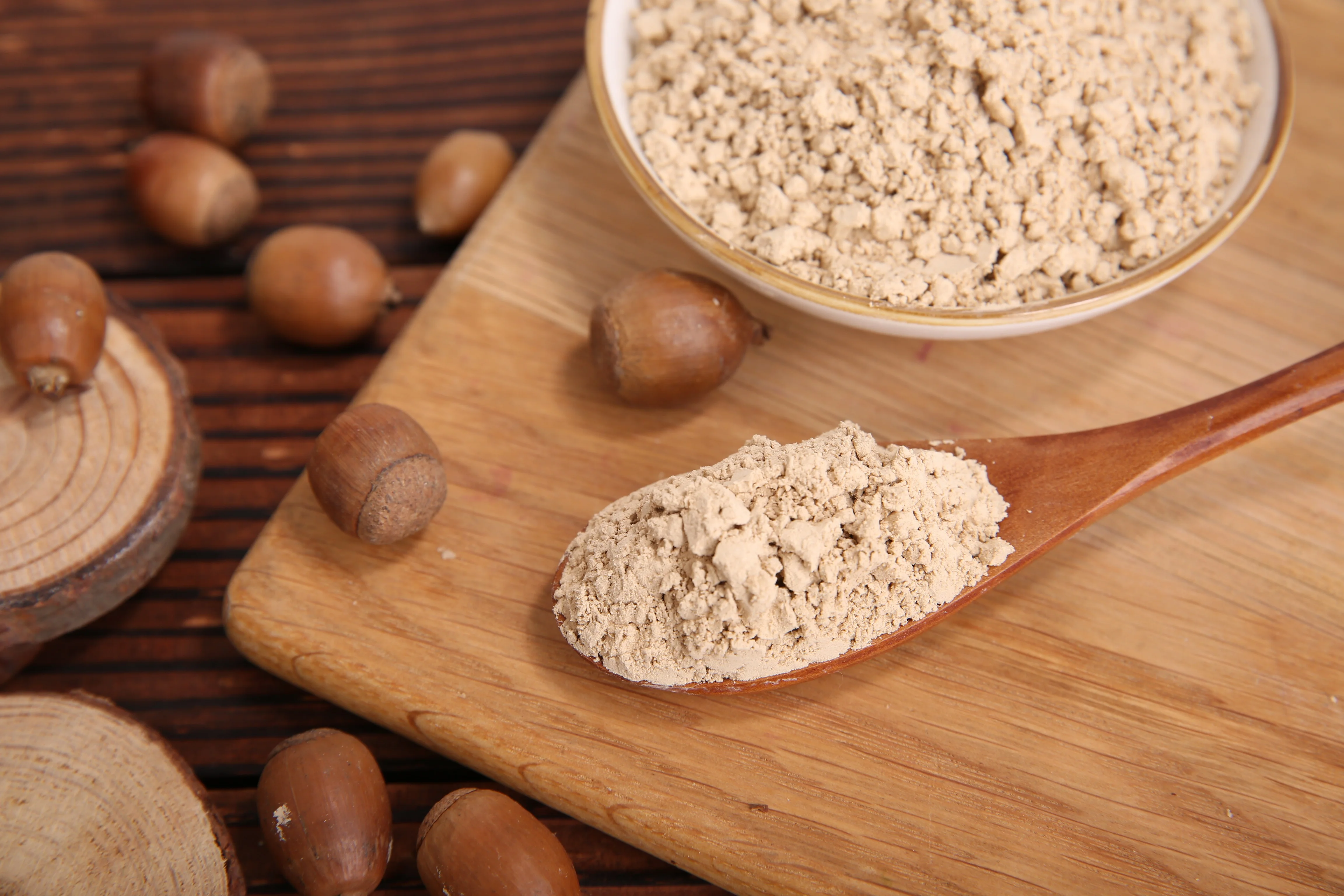 Supply Korean Food Oak Acorn Nuts and Powder for Korean Acorn Starch Jelly