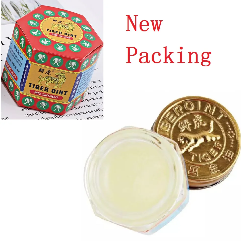 Tigers Balms muscle Pain Relief shoulder back pain Ointment Red White Stomachache Massage Rub Muscular