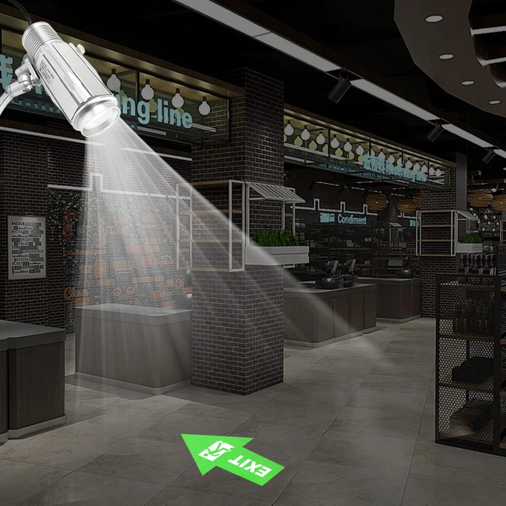 Factory customizable 20w led gobo projector indoor rotating and static gobo projector showroom lamp