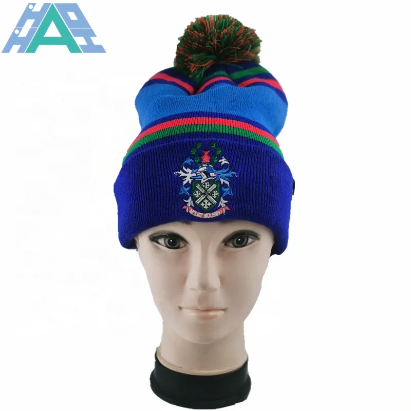 Wholesale daily life Beanie Hat Custom Jacquard Winter Hat