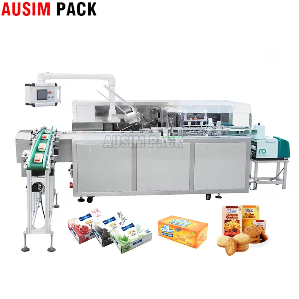 Automatic Horizontal Carton Packing Machine Automatic Round Bottle Small Box Pharmaceutical Packing Machine Cartoning Machine