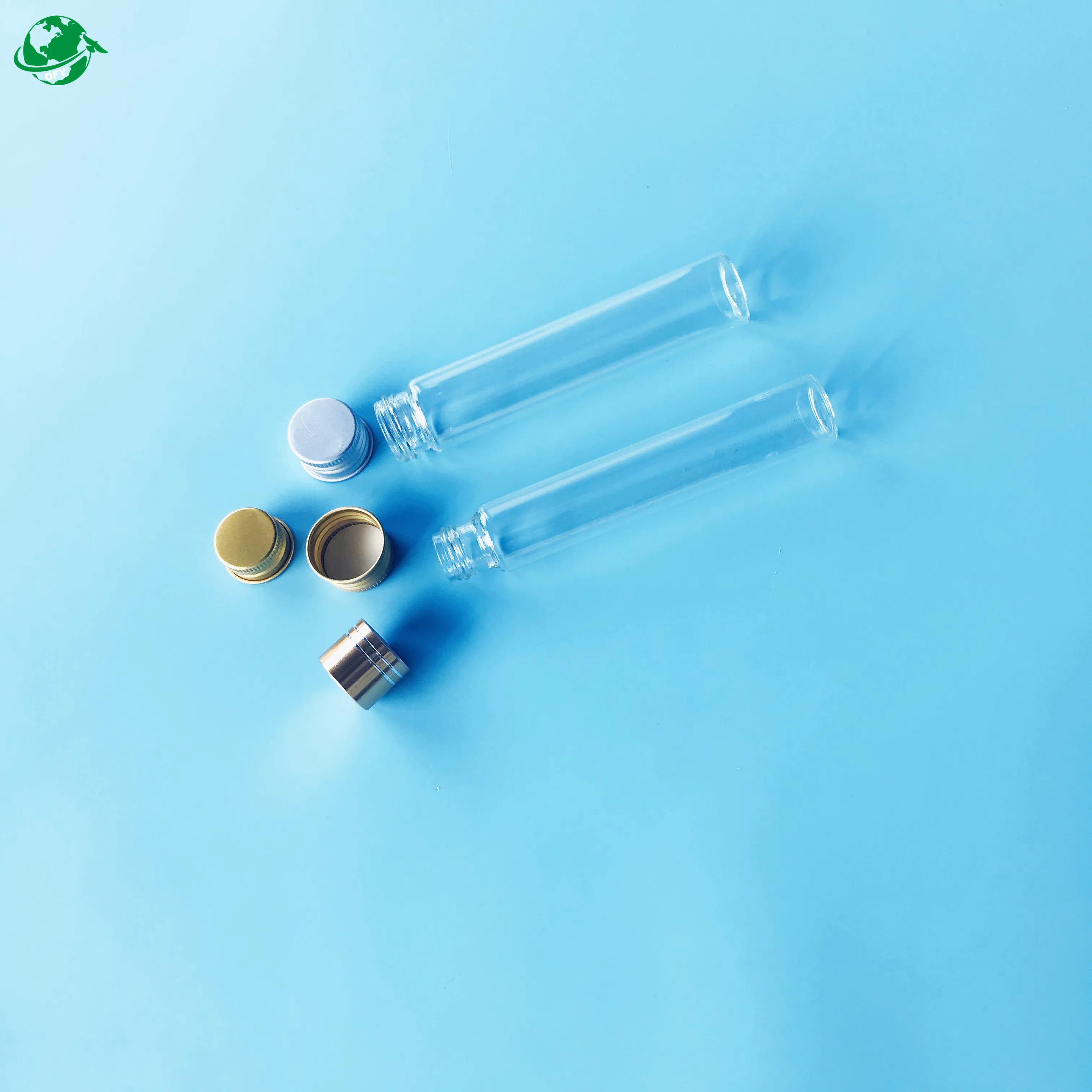 Custom Size Portable Multi-Size Prevent Leakage Function Glass Test Tube With Screw Cap
