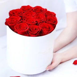 Xingsheng 2021 A Grade Best Quality China Real Natural Eternal Forever Immortal Flower Head Preserved Roses