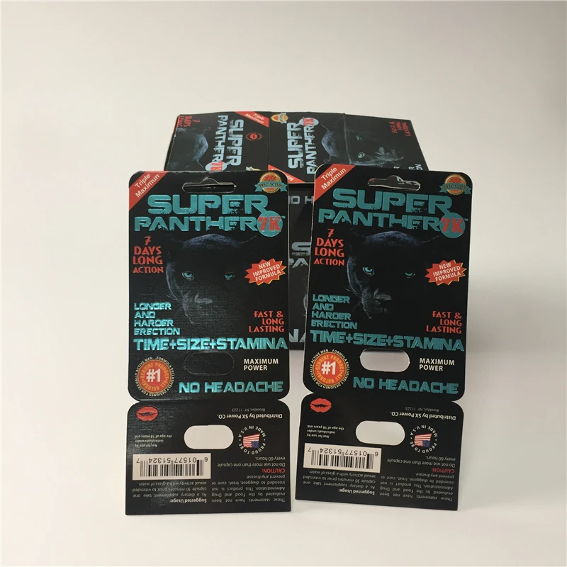 Pack packaging sexual rhino 69 7 package pill capsule card box male sexual performance enhancement no headache blister 3d 5d len