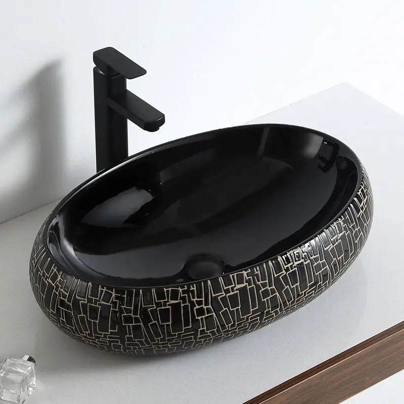 Овальная раковина для ванной комнаты дешевая цена керамический умывальник для Бангладеш