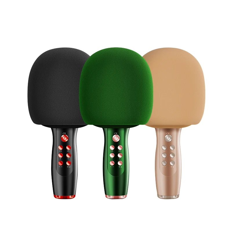 Sobast MC21 Dropshipping Blue tooth Handheld Wireless Microphone Support TWS TF Card Wireless Mic for Karaoke And Parties