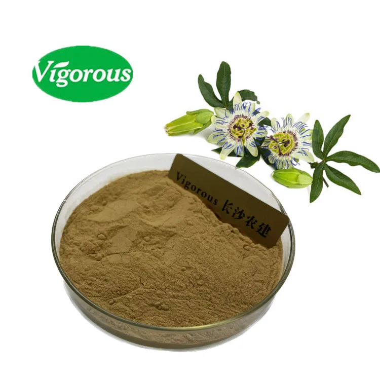 Haccp high quality passiflora incarnata powder 4%Flavonoid organic passion flower extract for health