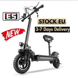 EU warehouse HONEY WHALE E5 600W 48V Waterproof TWO Wheels Fast foldable seated electric scooters adult
