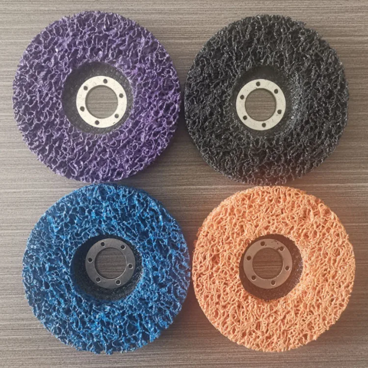 Durable 125 mm Silicon Carbide Nylon Poly Strip Disc Paint Rust Remover Clean Disc for Car Truck Motorcycles Abrasive Wheel