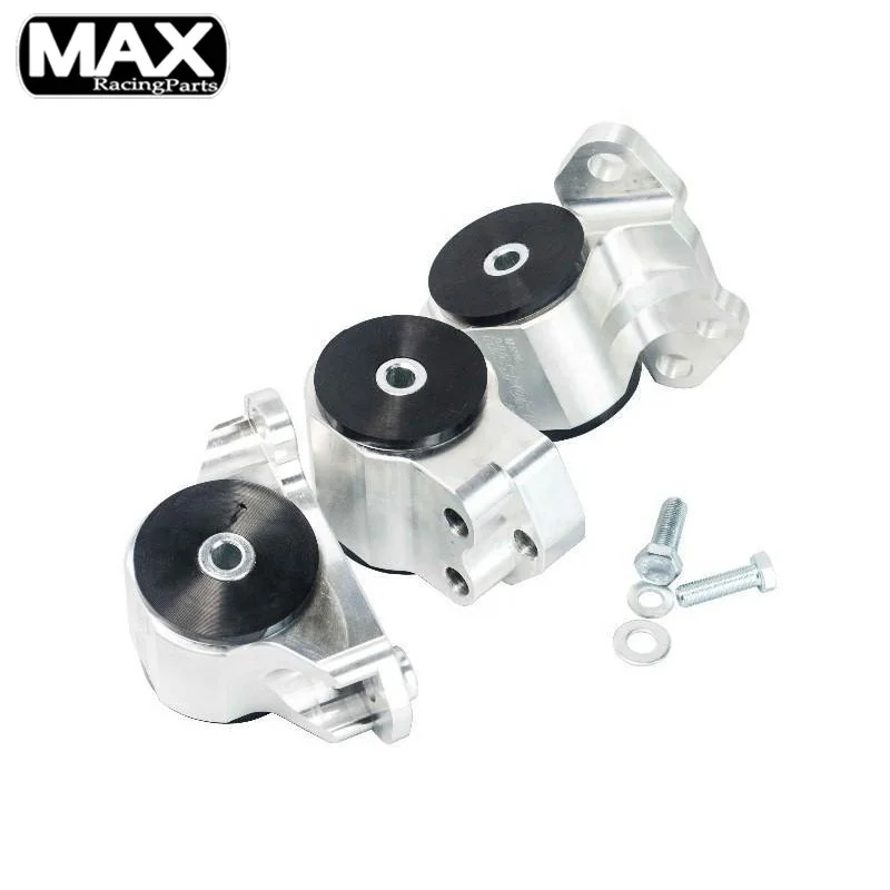 For Honda Civic Del Sol EG Chassis Acura Integra DC2 2-bolt Left Mount B-SERIES and D-SERIES Engine Billet Motor Swap Mount Kit