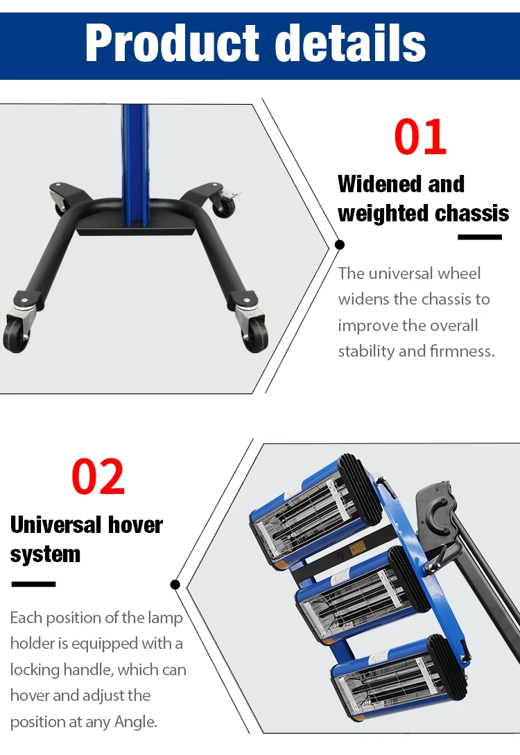High-Precision Control System Automotive Repair Shortwave Paint Booth With Infrared Lamp