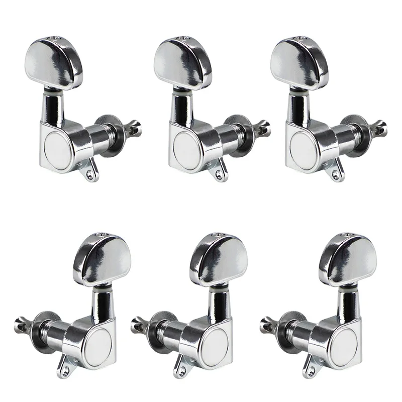 Quality Chrome 3+3 Lp style Guitar Machine Heads from China Supplier Tuning Pegs For DIY online guitar parts shop