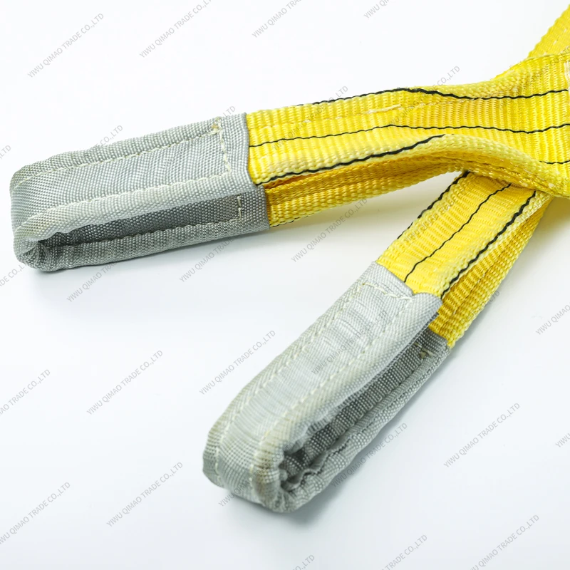 Safety Factor 4:1 3 Ton 1-20 Meter Lift Webbing Sling Pallet Lifting Sling Webbing With GS, CE certificate