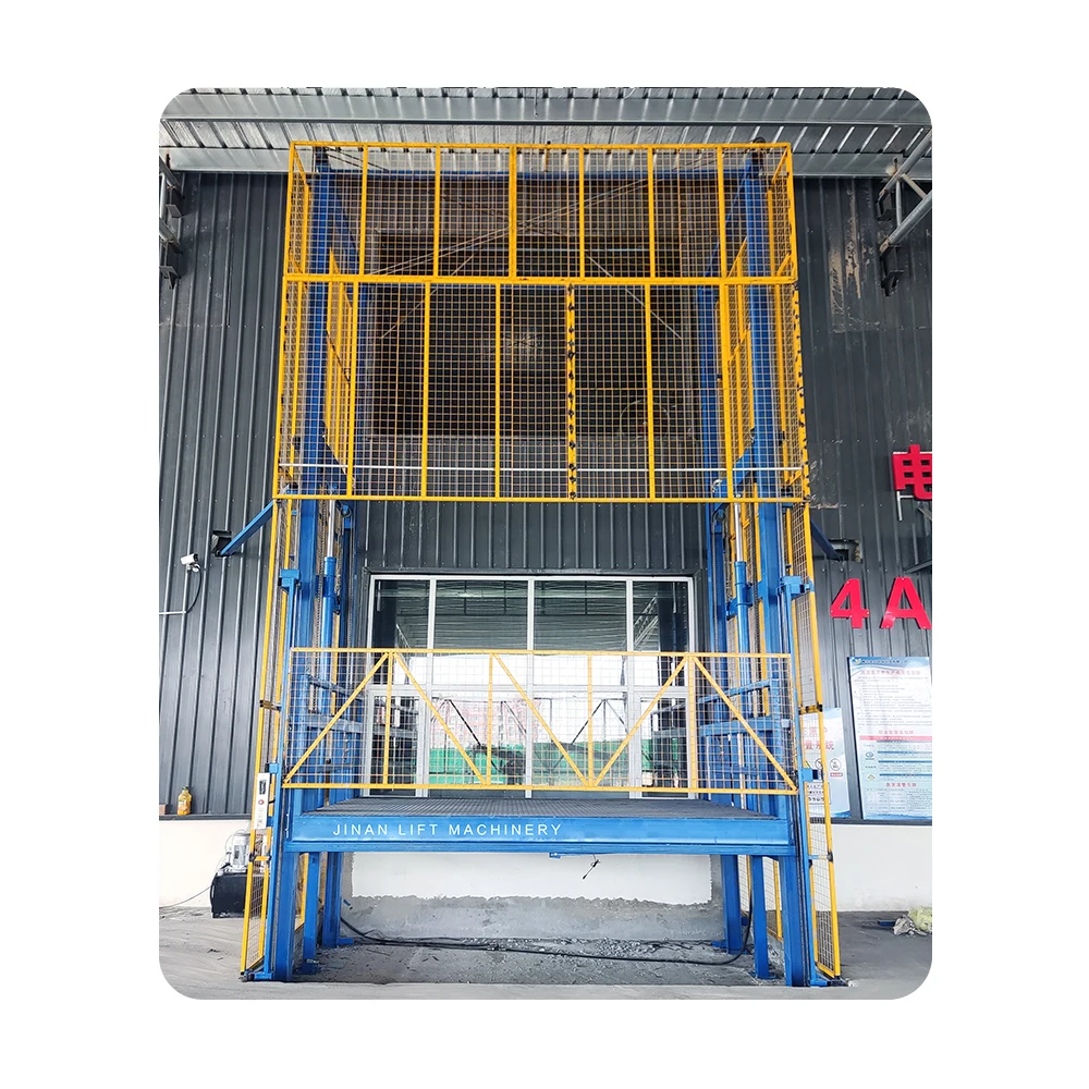 Good quality customizable 1500kg Wall Mounted Electric hydraulic wall mounted lift platform