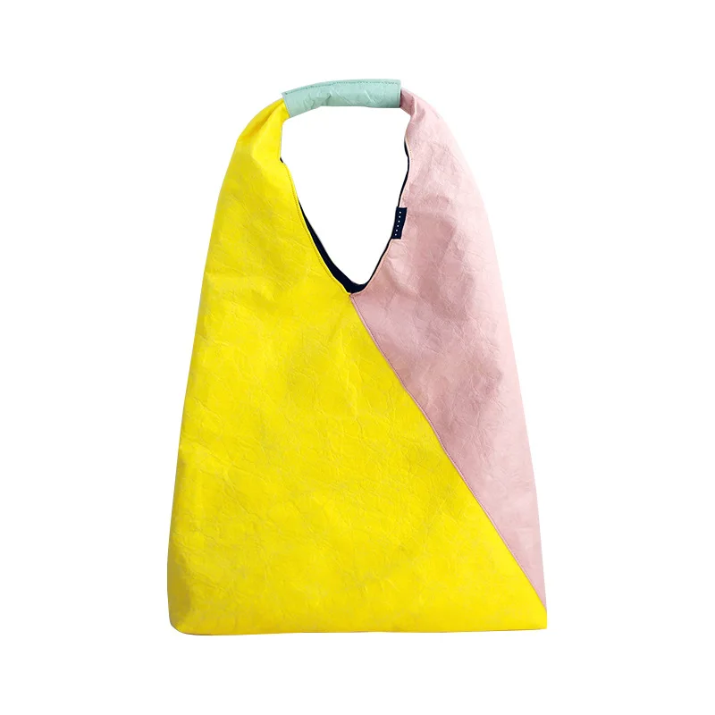 Eco-friendly Material Reusable Shopping Bags Dupont Tyvek Paper, Tote Bag Waterproof Handbags With Handles/