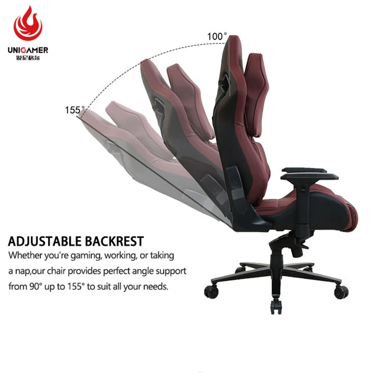 180 Degrees High Quality Ergonomic Chaise De Bureau Swivel Leather Office Computer Gaming Chairs