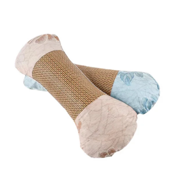 Wormwood Fiber Material Bone Shape Pillow Disassembled and Washable Health Pillow with Spine Protection Customizable Wholesale