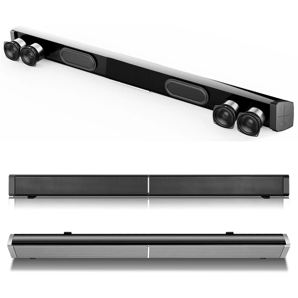 High Quality 2.0 Blue tooth Sound bar Surround Speaker For TV  Aux in Line in USB Optical coax For Home Theatre System