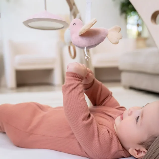 Eco-friendly Wooden Foldable Baby Play Gym Frame Activity Mat Gym for Babies 0-12 months