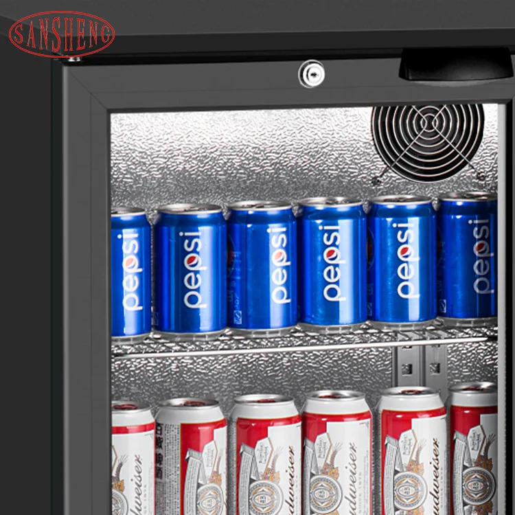 Double Glass Door Beer Cooler Bar Fridge Bar Under Counter Beverage Cooler Refrigerator