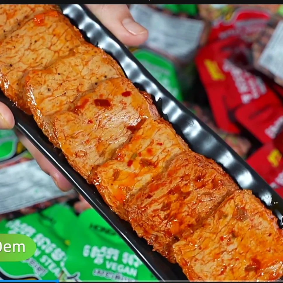 Веганская пища соевый белок Вегетарианское мясо острая фасоль закуска