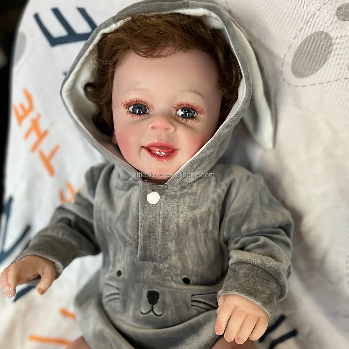 22 Inch Reborn Doll Yannik Weighted Lifelike Reborn Baby Dolls Toddler Realistic Newborn Baby Doll Boy Gift for Kids