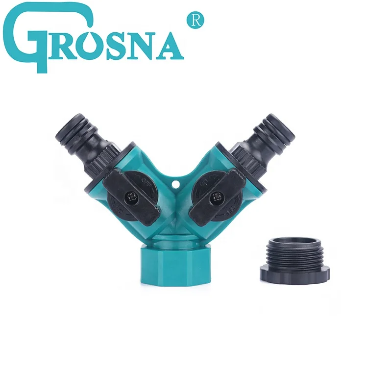 Irrigation Valve Agriculture Triangle Valve Distributor Outlets Faucet Washing Machine 3 Way Valve Garden Hose Diverter
