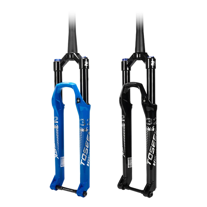 `TOSEEK TFK-SA Magnesium Alloy MTB Bicycle Fork 27.5/ 29er Thru Axle 15*110mm Mountain Bike Air Suspension Fork