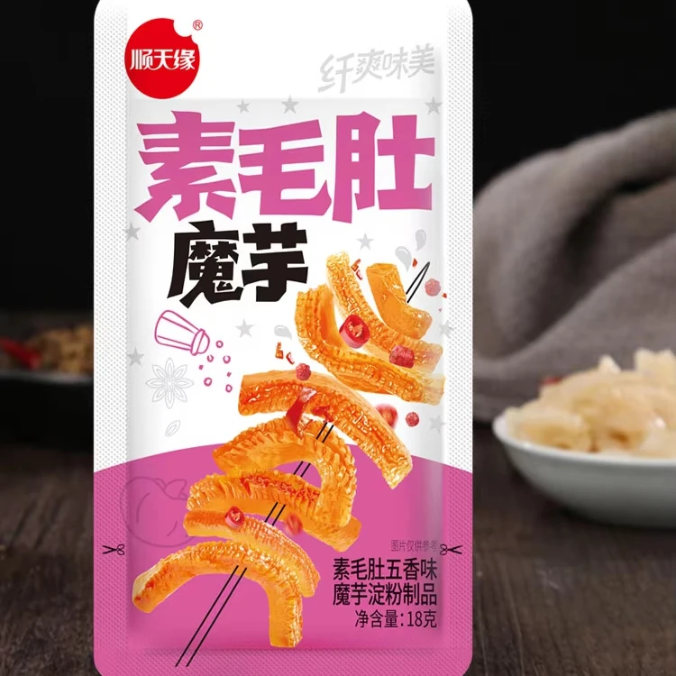 Wholesale Famous Chinese Snacks Konjac Products Spicy Snack Sour Spicy Snacks