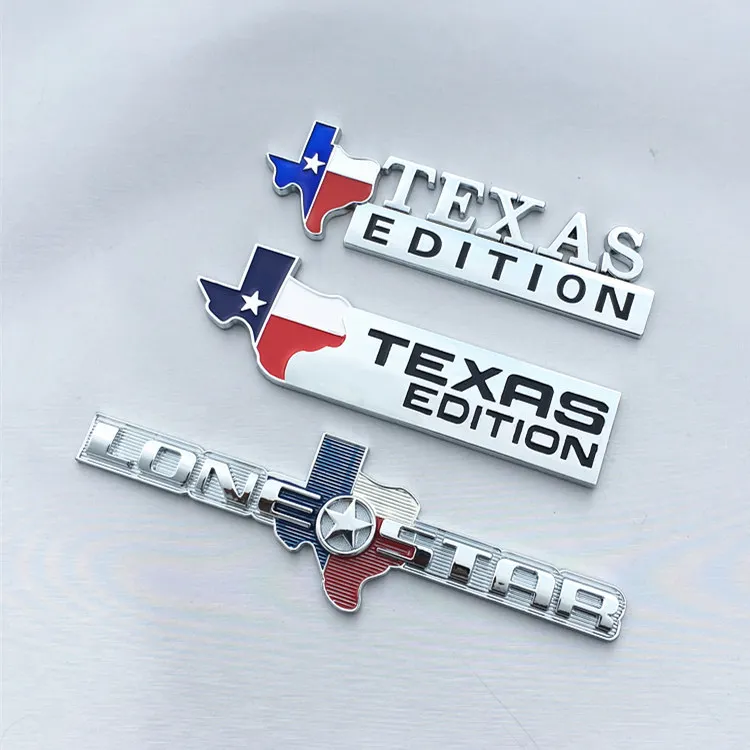 Металлическая 3d-эмблема MASON TEXAS EDITION на заказ значок для универсальных автомобилей мотоциклов декоративные аксессуары одиночная звезда