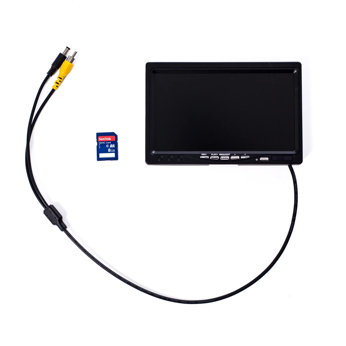 50M DVR 7 Inch 18 LEDs IR 360 Degree Rotating1000tvl Underwater Fish Finder Fishing Camera