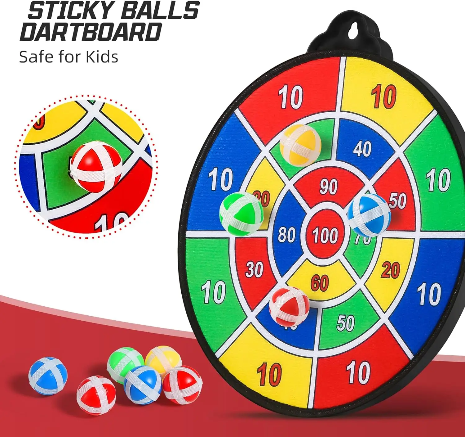 Hot Selling Double-sided Magnetic Dart Board Magnet Target Toy Parent-child Game Safety Dartboard Hanging Wall Dart Board