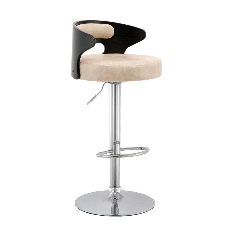 Оптовая продажа, барные стулья из искусственной кожи регулируемой высоты, поворотные антикварные роскошные стулья для стола, кухни, барного стула